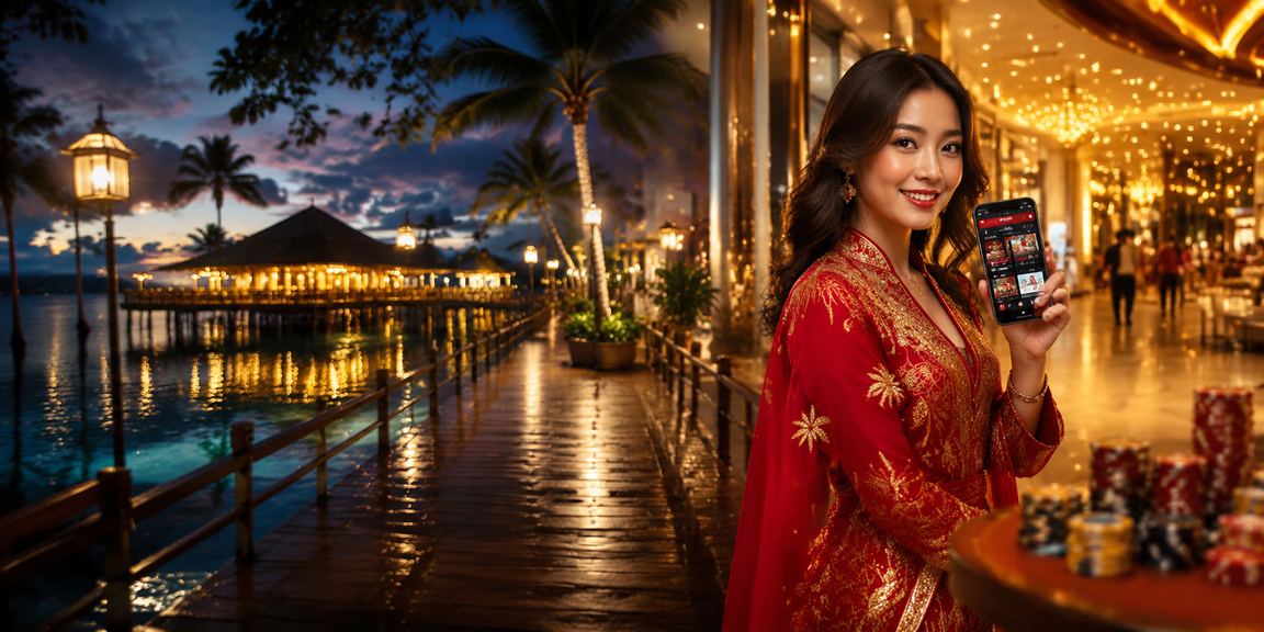 Pemain n16 menggunakan aplikasi Android untuk bermain kasino semasa Hari Raya di Sabah